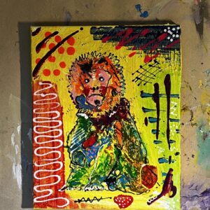 原画　F3「迷子の迷子のお猿さん」