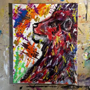 原画　F3「百獣の王である誇り」